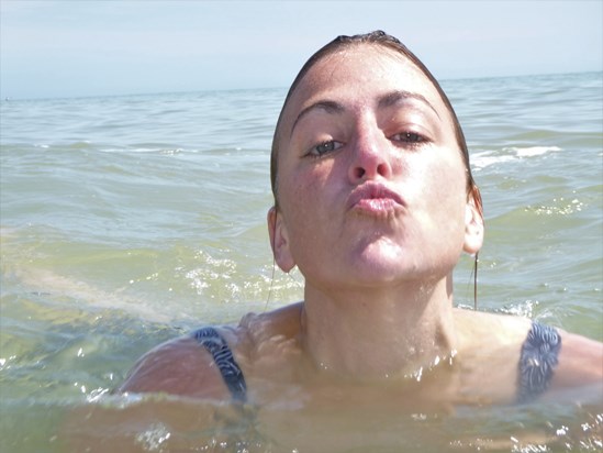 Kiss from a mermaid.