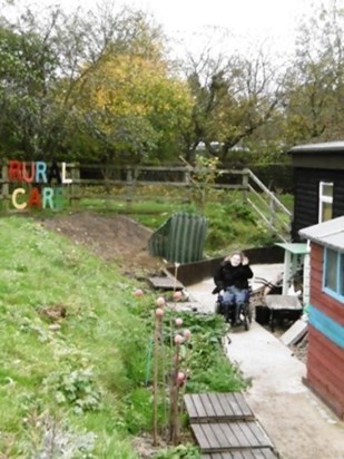 The wheelchair access walkway