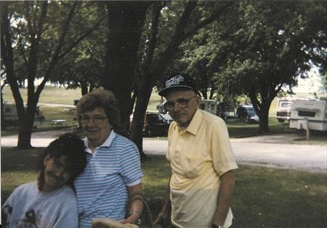Margaret, Aunt Gracie, and Uncle Bill