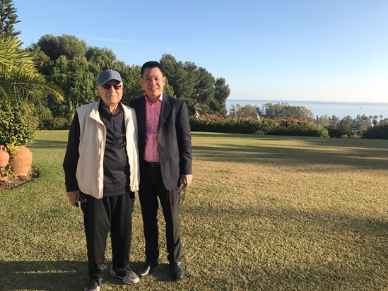 Dr Sanbar with Dr Chen President of Beijing Energy Club, January 2019
