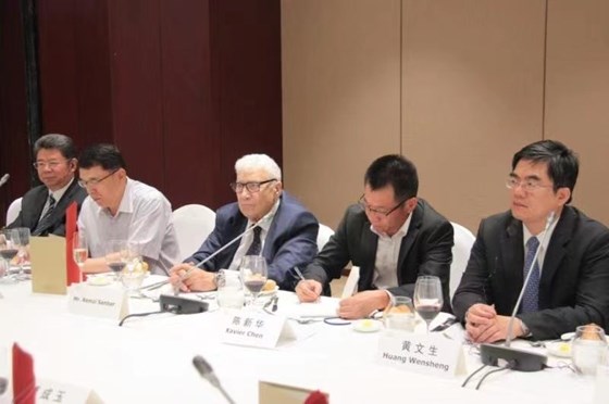 Dr Sanbar speaking at the Beijing Energy Club, 24 May 2019