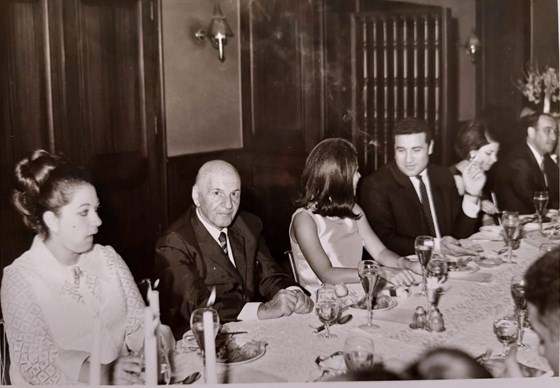 Ramzi & Hayat engagement 1960