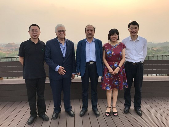 Dr. Sanbar with his Beijing Enterprises friends in 2017