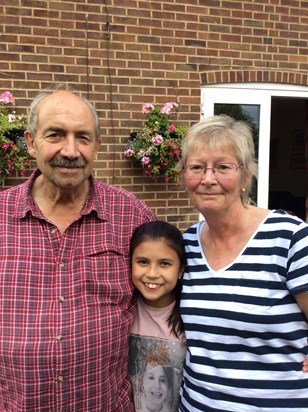 Mum, John and Bella