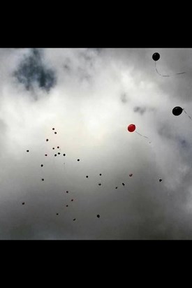 Balloon release on Alex's 17th birthday
