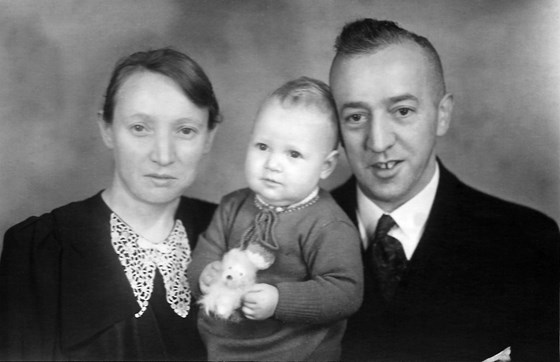 With Mum and Dad 1941