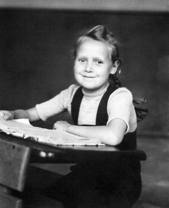 At school in 1948