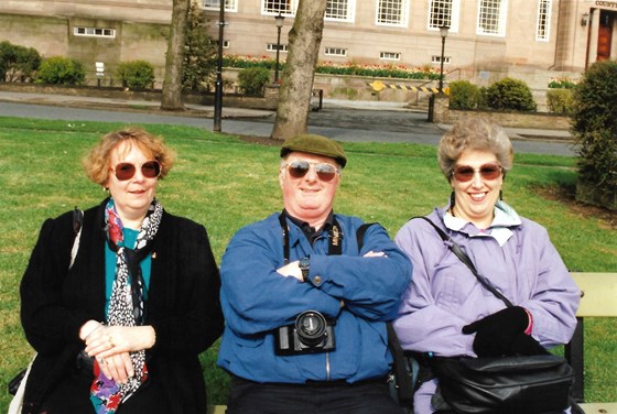 Christa with Alan and Sylvia