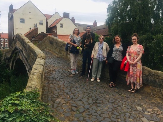 Sylvia, Toran, Christa, Kavita and Lucy. Yorkshire 2022