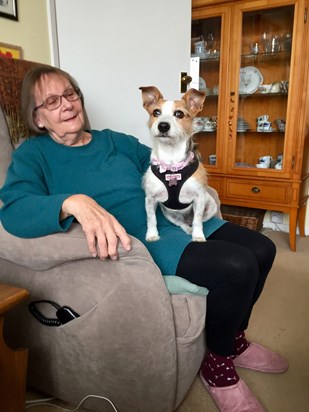 Mum with her little friend 