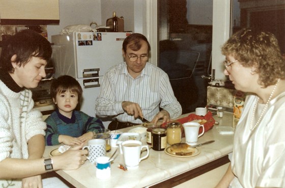 Christa with Horst, Beata and Marvin