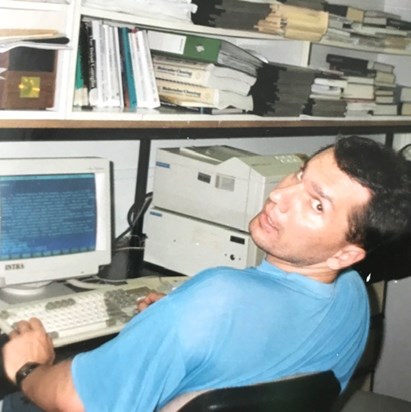 Imre during his PhD studies at Szeged