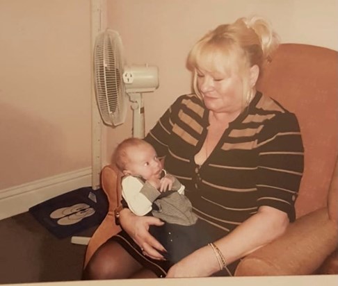 Auntie Janet meeting Billy for the first time