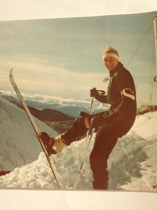 John skiing in Andorra