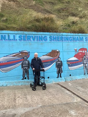 John at Sheringham Lifeboat station