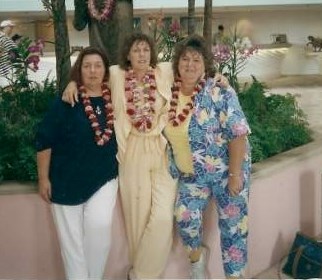 With her Sisters in Hawaii