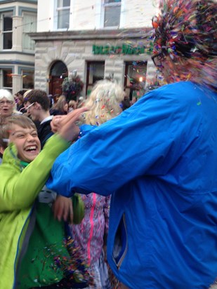 One of my Fave’s. Rich & Ethan. Confetti carnival. Castletown Isle of Man. Summer 2014