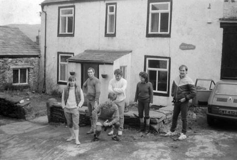The Bradford Unemployed Graduates Group (BUGG) at Loweswater in the Lakes ca. winter 1985/6