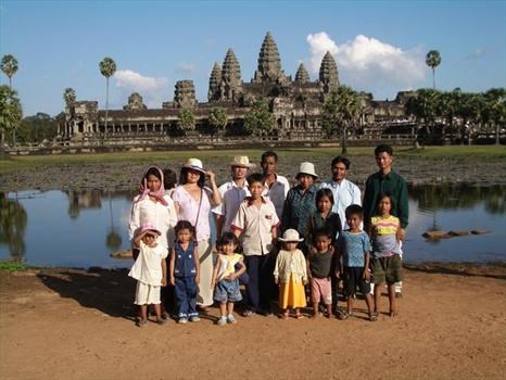 in Siem Reap, Cambodia, where he grew up 