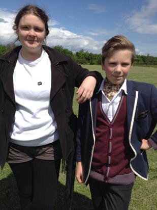 Sophie and William at the Beckingham jubilee, best pals!