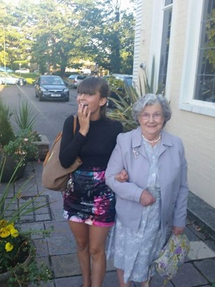Mum with her granddaughter olivia