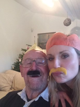 Brian and Polly - Moustache Fun, December 2017