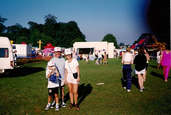 At baloon festival Bristol