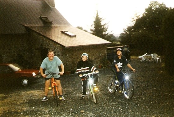 John with Michael and Emma (France)