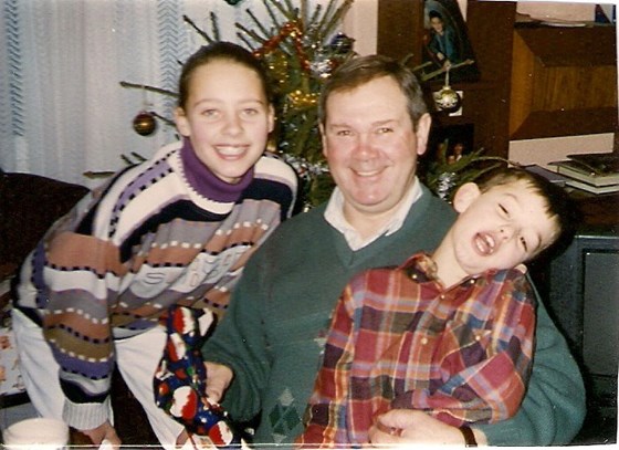 John with Michael and Emma (Christmas0