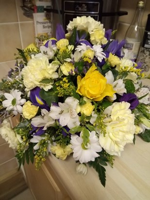 Flowers for my precious JohnI love you and miss you so much xx
