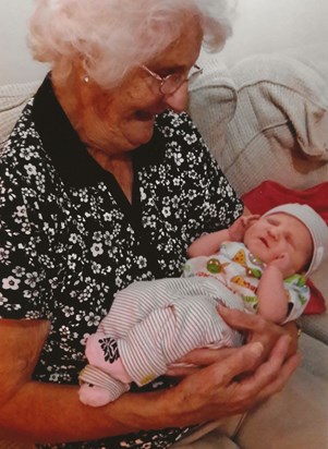Great-Nanny and Evie