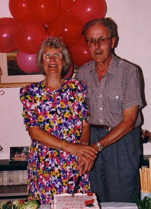 Mum and Dad, 40th Wedding Anniversary August 1992 