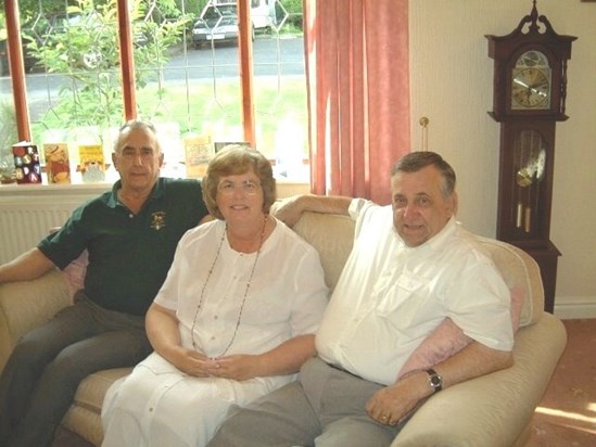 Bill, his brother Ron, and his sister Edith