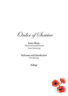 Order of Service 2