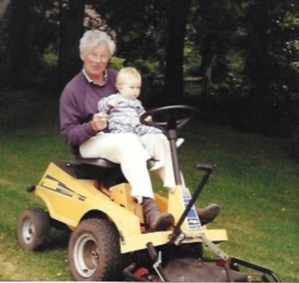 Chris and first grandson, Elliott