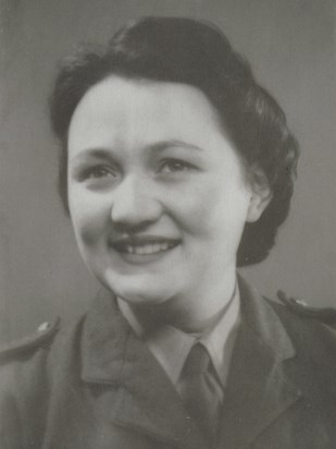 Mum in her ATS uniform 