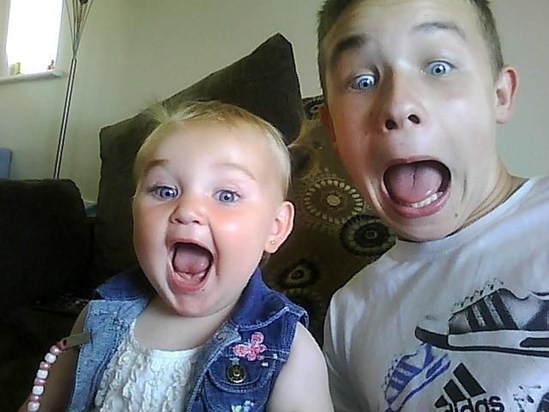 EMMERAE AND DECLAN BEING SILLY, YOU WOULD JUST LAUGH AT THEM WHEN THEY ARE TOGETHER
