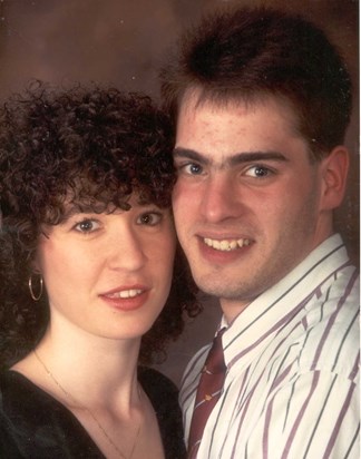 Becky and Adrian Engagement 1990