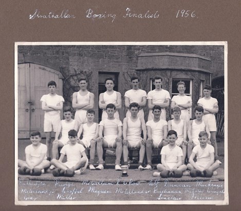 Strathallan Boxing Finalists 1956