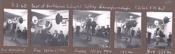 7.2.1960 East of Scotland Weight Lifting Championships