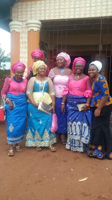 with her Sister, Jimki, Daughter; Chiedu and Nieces, Ngozi, Obi and Nkechi