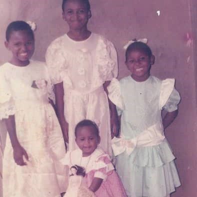 Her 4 lovely daughters as Toddlers