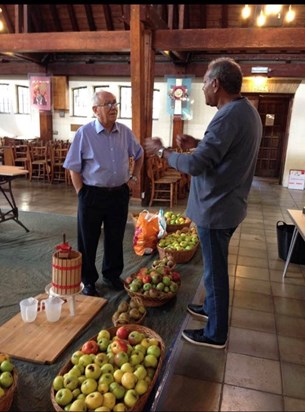 Apple festival at Holy Cross Church. 