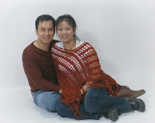 Suong and Husband, Studio Photo
