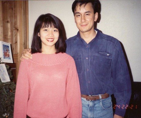 Suong and soon-to-be husband, Houston, Texas, c.1995