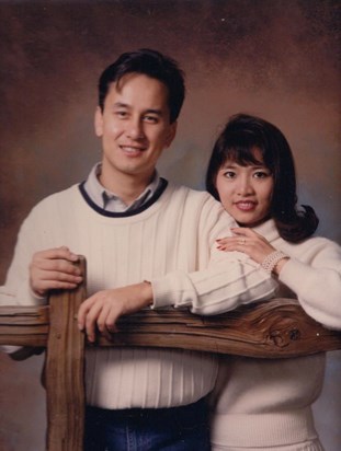 Suong and Husband, Studio Photo