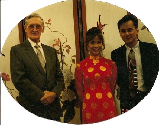 Sam (Suong's father-in-law), Suong and husband Arley