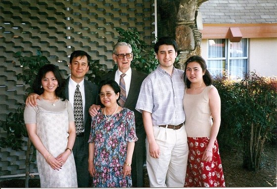 Suong, Arley, Arley's parents, brother David and his wife
