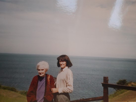 Paddy visiting her mum in Northern Ireland c.1992