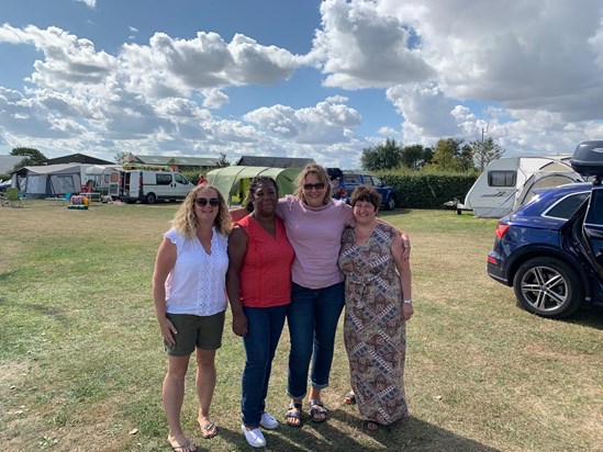 Mum and the camping girls 